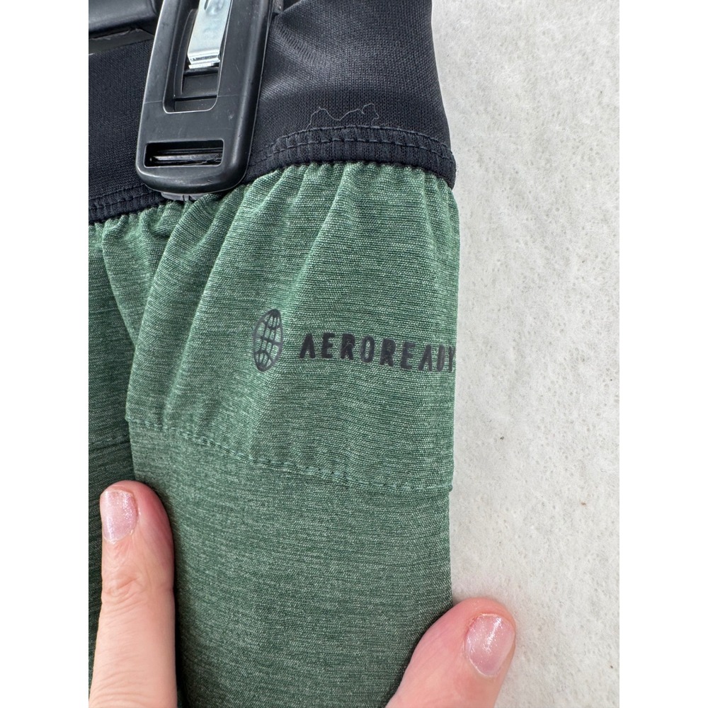 Adidas - Aeroready Training Shorts HS8710 Zipper Pockets - Green - L - Mens - Picture 7 of 9